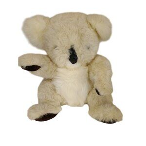 24K Polar Puff Koala Bear Plush Toy Beige 1985 Dakin Industries Faux Fur Collect